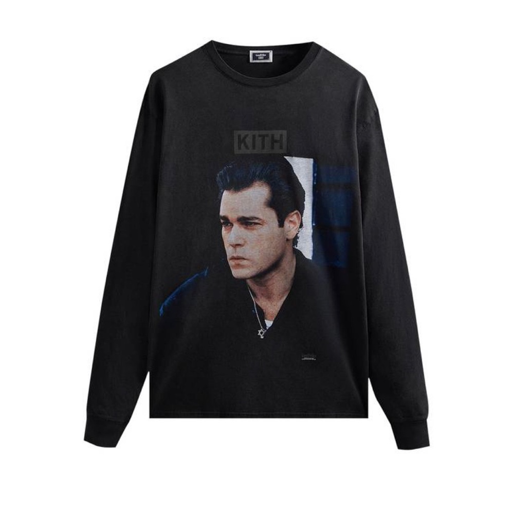 Kith Goodfellas Long Sleeve Tee - Ray Liotta Black
